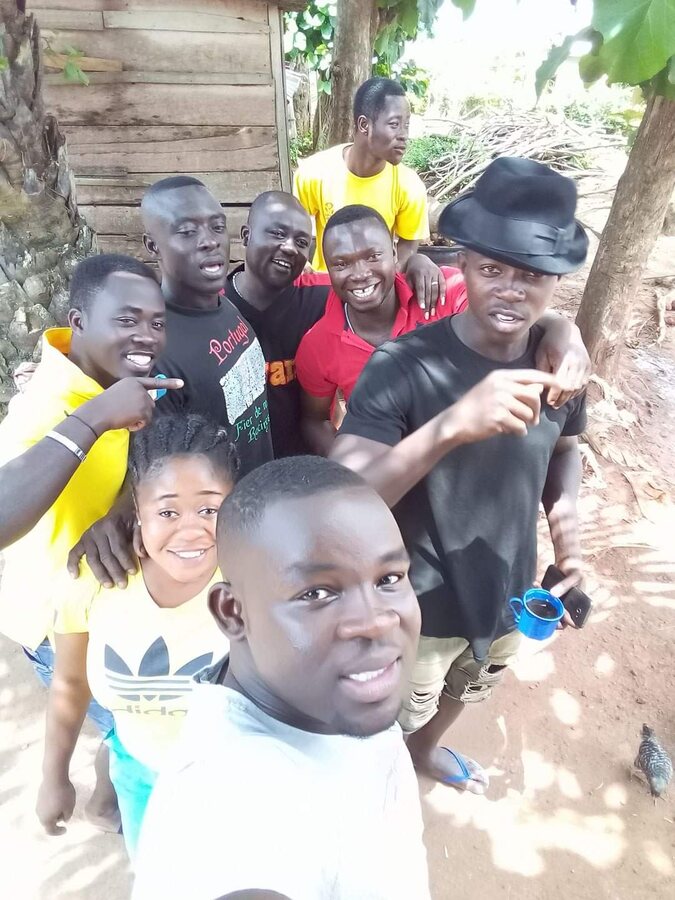 Residents of Diasempa, a community in Techiman in Ghana's Bono East Region